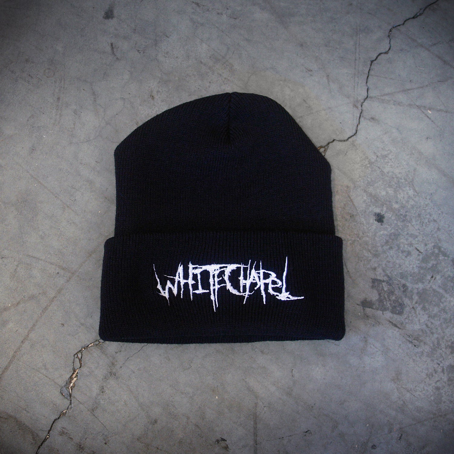 Classic Logo Black Flip-Up Beanie